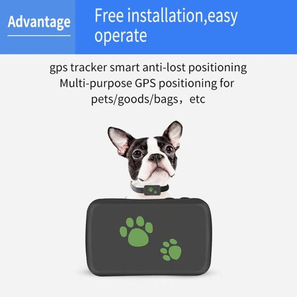 

mini gps pet tracker tk203 waterproof dustproof real time tracking device ags locator motion alarm system anti-lost