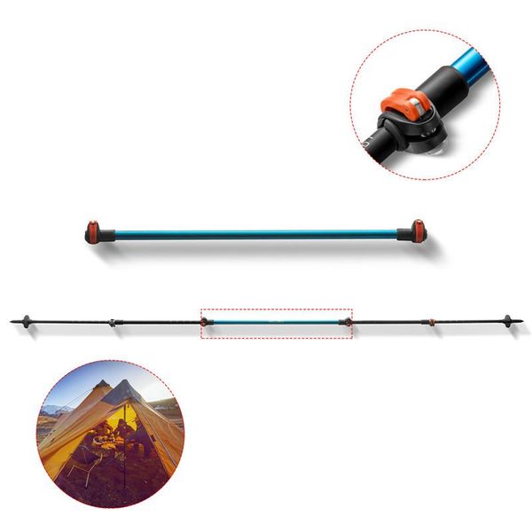 

trekking poles lightweight outdoor tent extention rod tarp pole aluminium tents camping replacement accessories