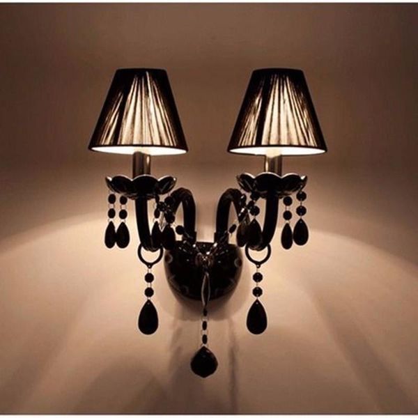 

crystal wall lamp bedroom livingroom bedside canteen light dining room indoor home