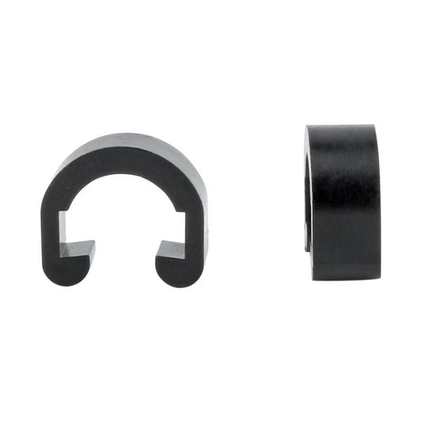 

bike brakes 30pcs bicycle plastic c type buckle snap disc brake cable sets s line deduction transmission for mtb bik hose