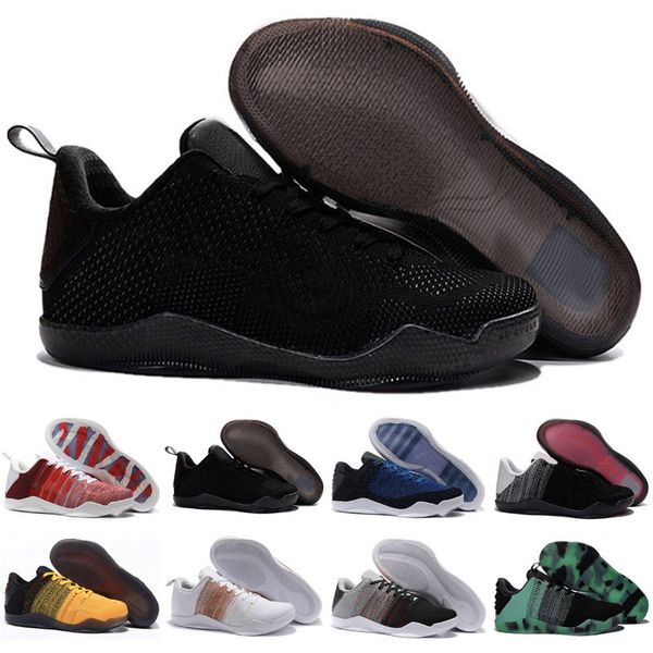 

11 elite low men gold black mamba oreo outdoor shoes mens 11s trainers chaussures zapatos sports sneakers 7-12