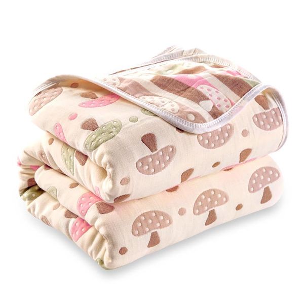 

blankets six-layer gauze towel blanket cotton single thin summer child baby nap