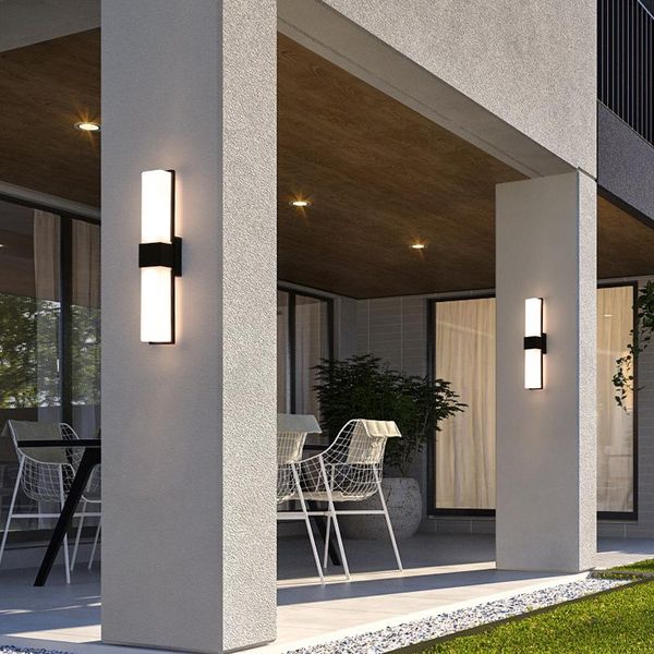

outdoor wall lamps waterproof lamp led light ip54 courtyard garden villa porch sconce 110v 220v luminaire