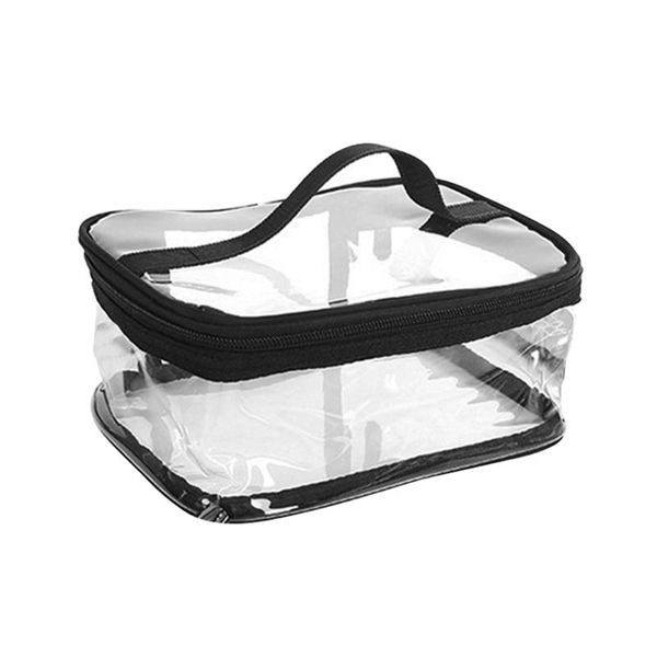 

storage bags makeup travel case cosmetic waterproof pvc zipper wash organizer transparent