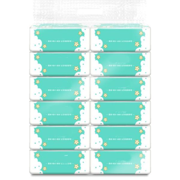 

bags 3 layers facial tissue paper soft primary wood pulp pumping toilet napkin household nakin kitchen