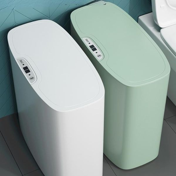 

waste bins waterproof nordic bin living room automatic smart cute bathroom trash can creative rangement cuisine home products