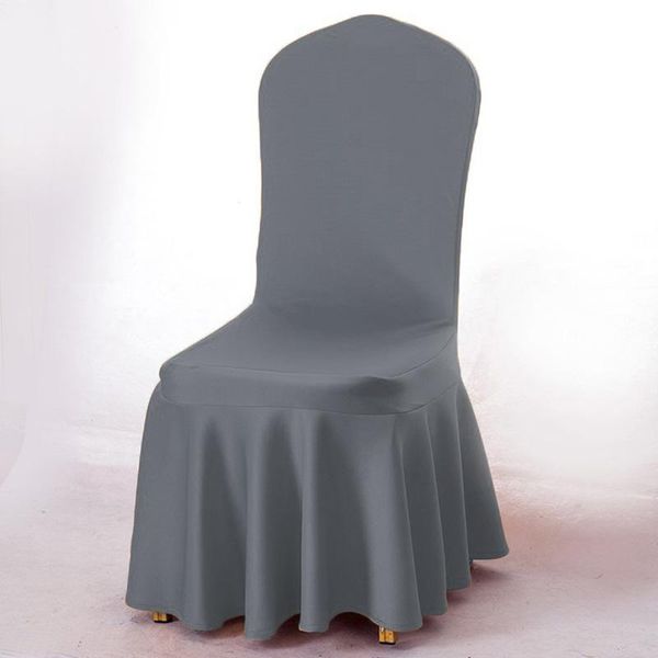

thickened elasticity wedding spandex chair cover with skirt pleated ruffled lycra elastic stretch party el banquet decoration covers