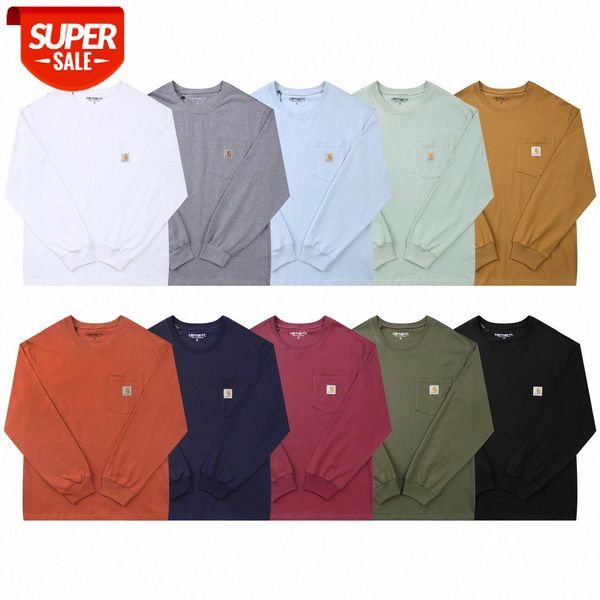

ss is now kazakhstan t classic pocket small standard pure cotton thin long-sleeved red book star with foreign trade #nd6b, Black