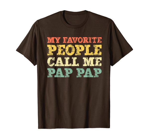 

My Favorite People Call Me Pap-Pap Vintage Gift T-Shirt, Mainly pictures