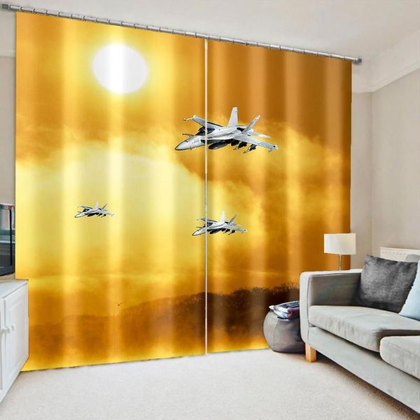 

luxury blackout 3d window curtains for living room bedroom gold curtain & drapes