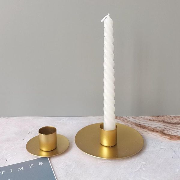 

candle holders gold metal candlestick wedding home candelabra art decor solid holder centerpieces for modern table decoration
