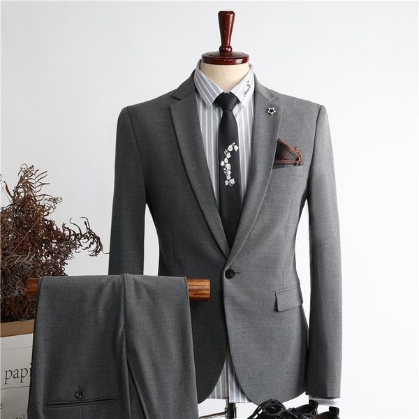 

men's suits & blazers oimgcasual suits, self-cultivation, trendy business groomsmen, wedding dresses, three-piece, White;black
