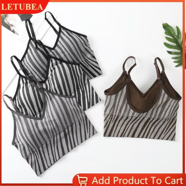 

sports bra high stretch breathable fitness women padded for running yoga gym seamless crop gradient sport outfit