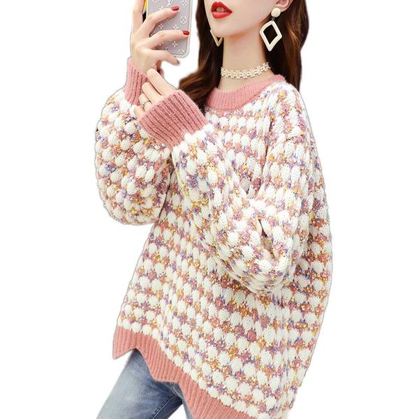 

women's sweaters knitted basic sweater pullover long sleeve casual jumpers outerwear autumn winter ladies fashion soft warm clothes, White;black