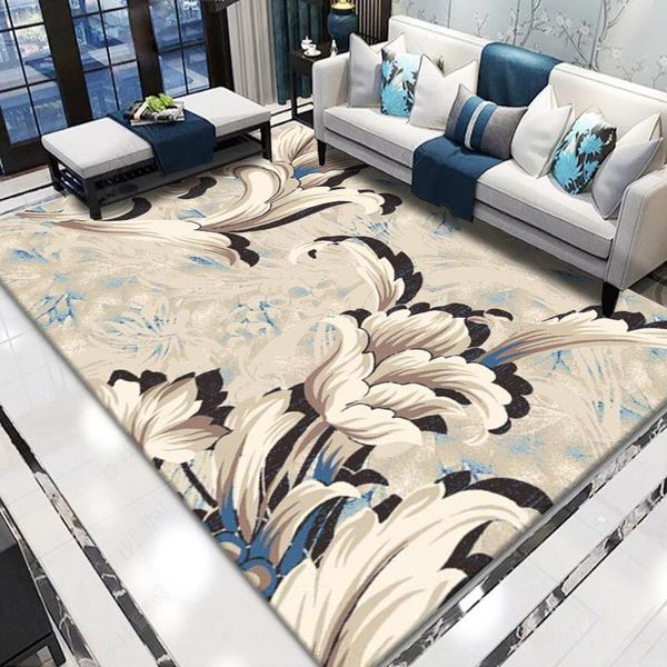 

carpets three-dimensional printing chinese classical carpet washable living room bedroom floor ma