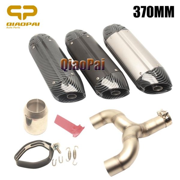 

motorcycle exhaust system motorycle 370mm muffler escape moto db killer tube for benelli 600 bn600 bj600 benelli600 full