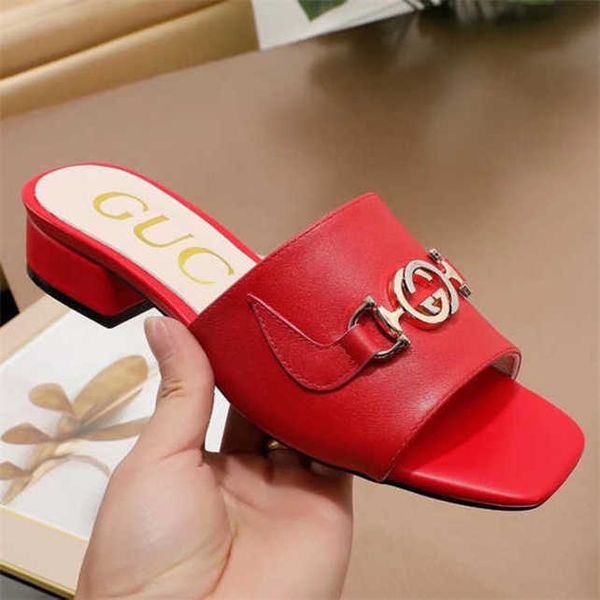 

luxury italy designer brand slippers super great quality with full package for women gift present lady birthday wedding sandals shoes heels, Black