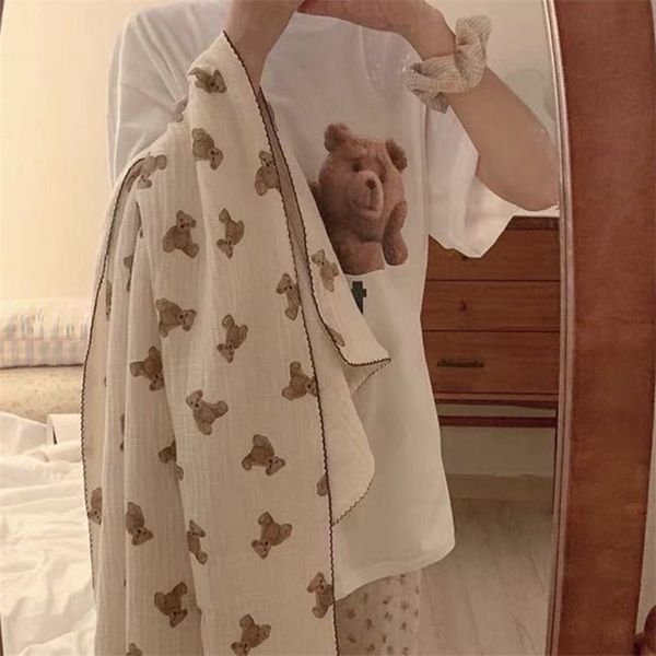 

milancel autumn baby bear print toddler swaddle cute stuff 210823