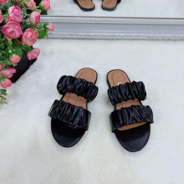 

slippers summer shoes women beach non-slip fashion flat ladies casual holiday yx3394, Black