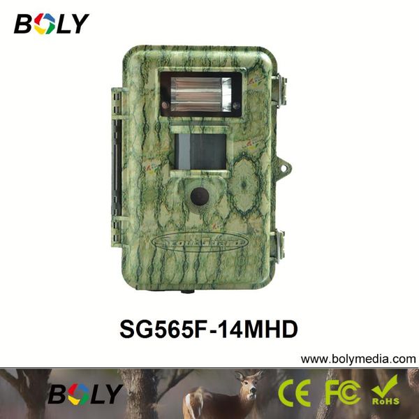 

hunting cameras boly classical sg565f-14mhd white flash 100ft detect range with wired control color picture and videos at night