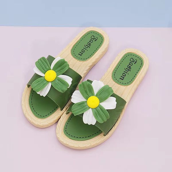 

comfort soft rubber womens slipper sandals popular in summer, Black