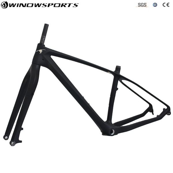 

bike frames 2021 carbon fat frame with fork 26er bsa snow frameset