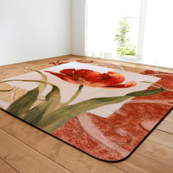 

carpets rose print for living room large area carpet coffee mats/rug bedroom decor rugs restaurant bathroom anti-slip