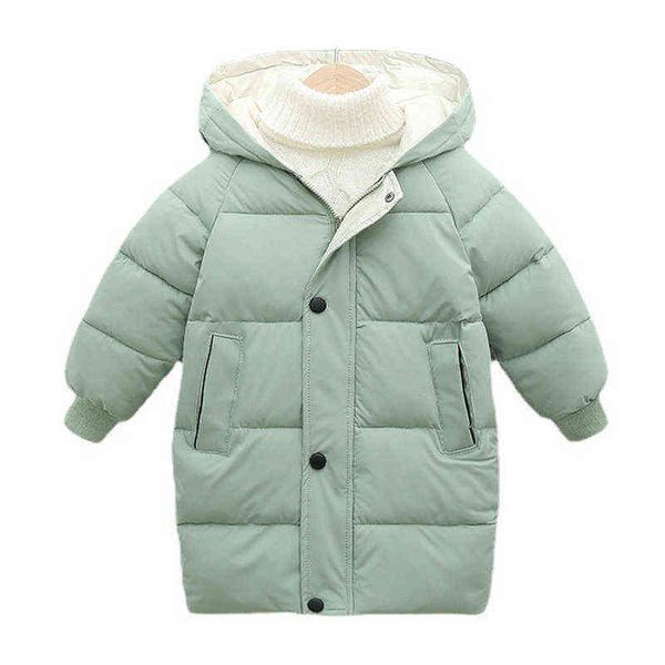 

winter boys girls down jackets parkas 3-10 years fashion girl warm snowsuit jacket kids hooded outerwear children coats parkas 211111, Blue;gray
