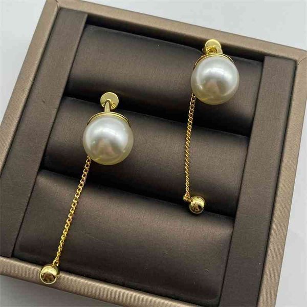 

aaa designer jewelry new korean net red fashion pearl earrings tassel earrings upo5, Silver