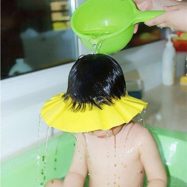 

shower caps cap baby cap, shampoo children's bathing sun visor, adjustable waterproof ear to eyes hair bonnet