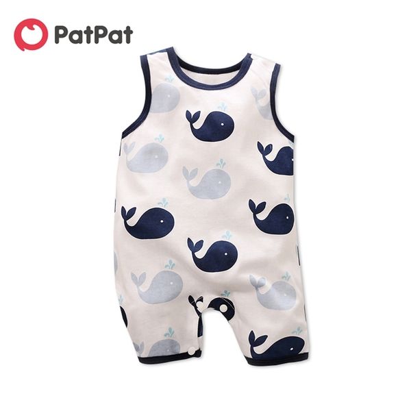 

arrival summer and spring baby lovely whale sleeveless design jumpsuit one pieces clothes in stock 210528, Blue