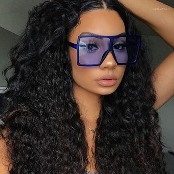 

oversized shades sunglasses women black fashion square big frame sun glasses female vintage retro oculos feminino, White;black