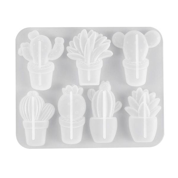 

baking & pastry tools diy resin jewelry molds cactus handcraft epoxy silicone tools-abux