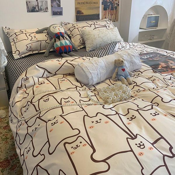 

bedding sets cartoon bed set of three and four, boys simple style, four seasons