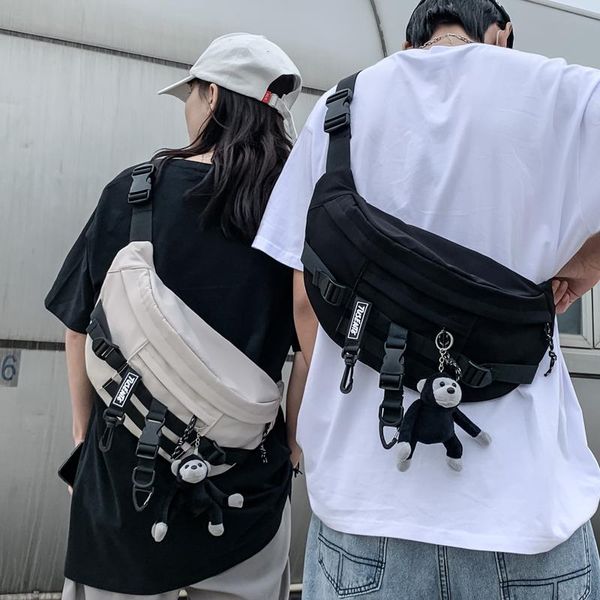 

waist bags chest bag fashion brand casual shoulder ins japanese tooling female couple messenger