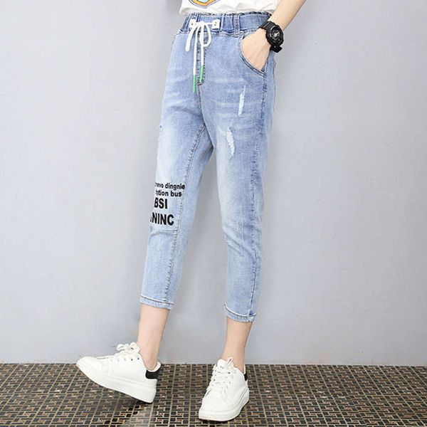 

large fat mm trendy summer loose style leisure age reducing, Blue