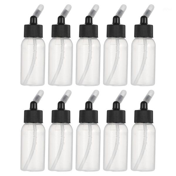 

storage bottles & jars 10pcs 35ml dropper paint portion airbrush bottle jar