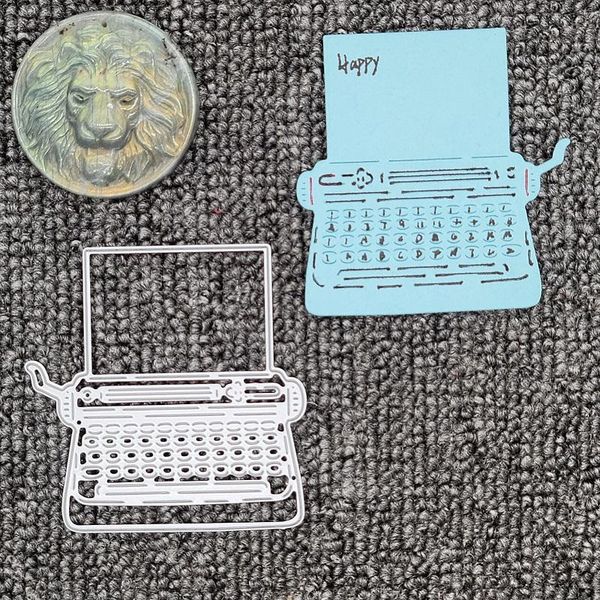

painting supplies typewriter scrapbook embossing papercutting greeting card metal cutting die manual cover diy santa claus