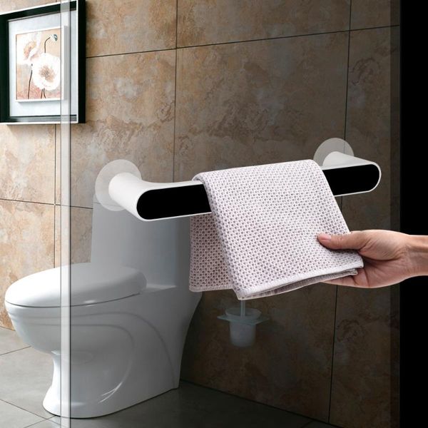 

towel racks self-adhesive rack hanger bathroom organizer wall mounted kitchen shelf accessories bar