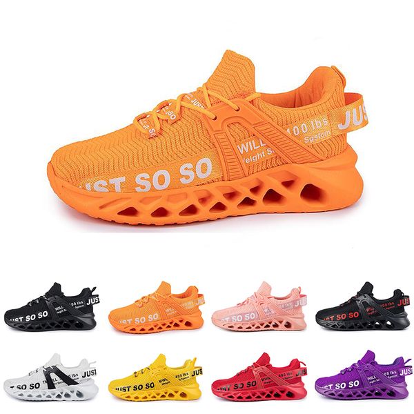 

men shoes fashion women running trainer triple black white red yellow purple green blue orange light pink breathable sports sneakers81430833