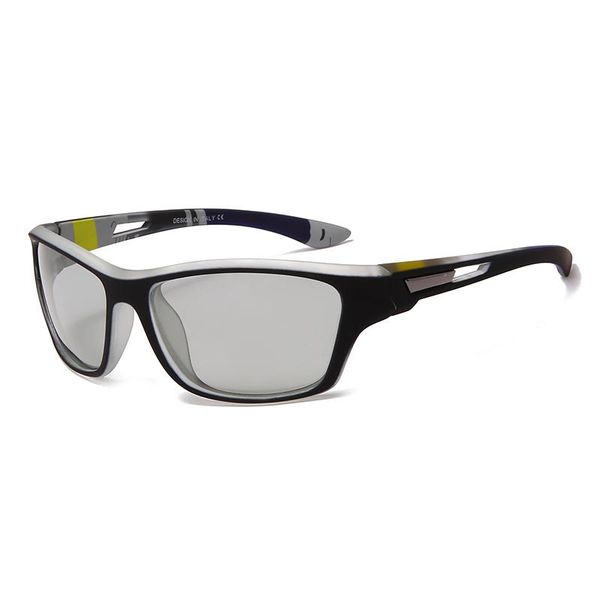 

sunglasses sport polarized pochromic chameleon square men women designer sun glases uv400 polaroid, White;black