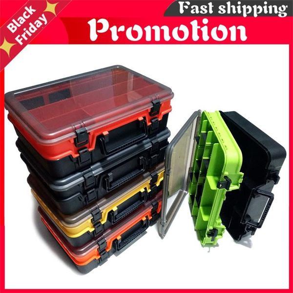 

fishing accessories 2021 large-capacity double-layer tackle box multifunctional carp accessory storage portable bait