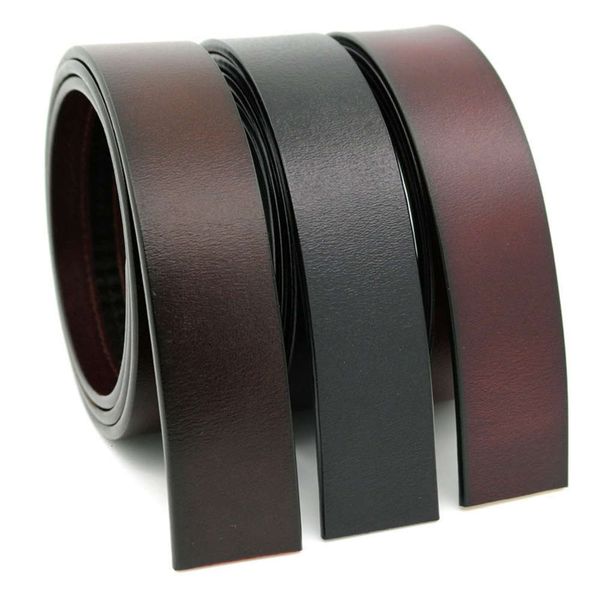 

belt pure automatic buckle body men's belt two layers of cow leather, Black;brown