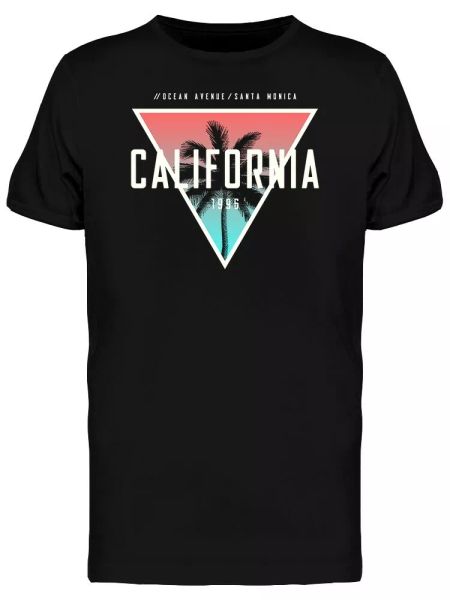 

California Ocean Avenue Tee Men's -Image by Shutterstock, White;black