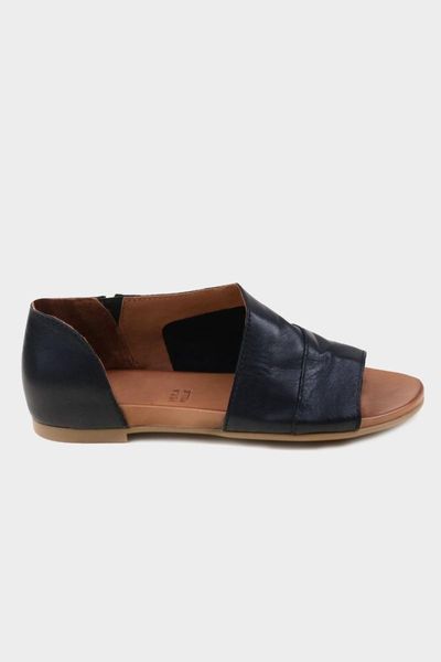 

sandals women's brown holle leather mix2, Black