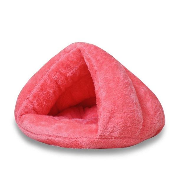 

kennels & pens triangle cat nest winter warm pet kennel durable and non-deformable dog mat thickened sleeping bag yurt hand wash