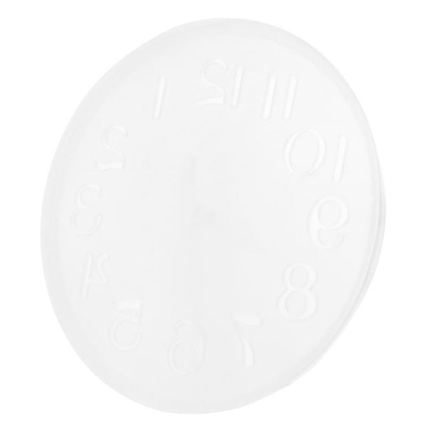

1pc silicone mold clock crystal epoxy craft moulds wall clocks