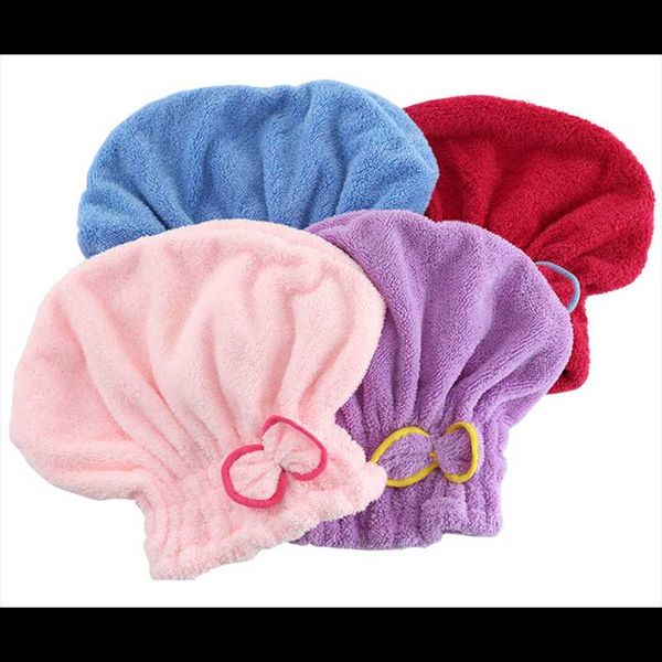 

towel 2021 girl's hair drying hat quick-dry microfiber wrapped cap