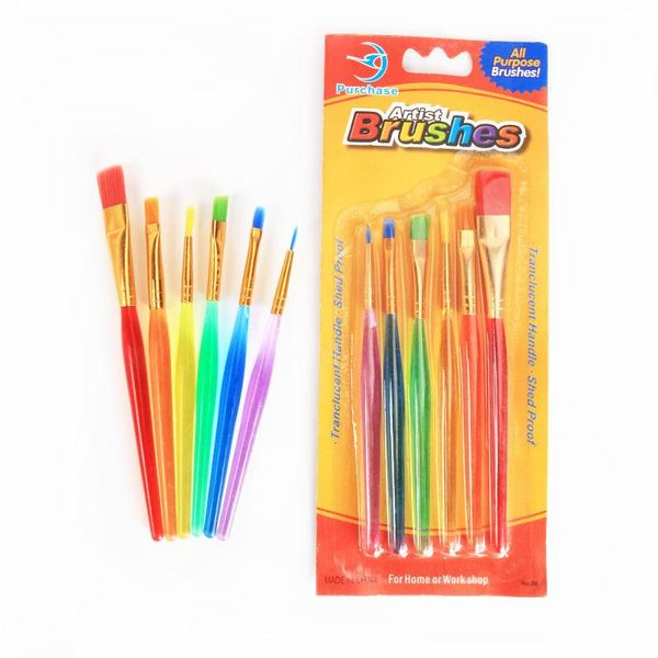 

baking & pastry tools 6pcs/set creamy toner paint pen brush color carving group fondant sugar cake cane tool diy decor