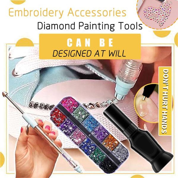 

nail art kits diy accessories point drill nib set is three 10ml multi-function and glue f30